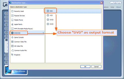 WinAVI究極動画変換でaviをdvdに変換する- スクリーンショット